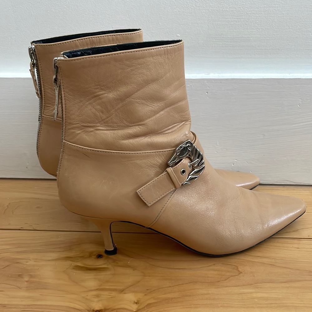 Nude Ankle Bootie